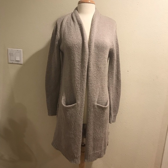 LOVESTITCH distressed back cardigan 2 pockets Sz M - Picture 1 of 5